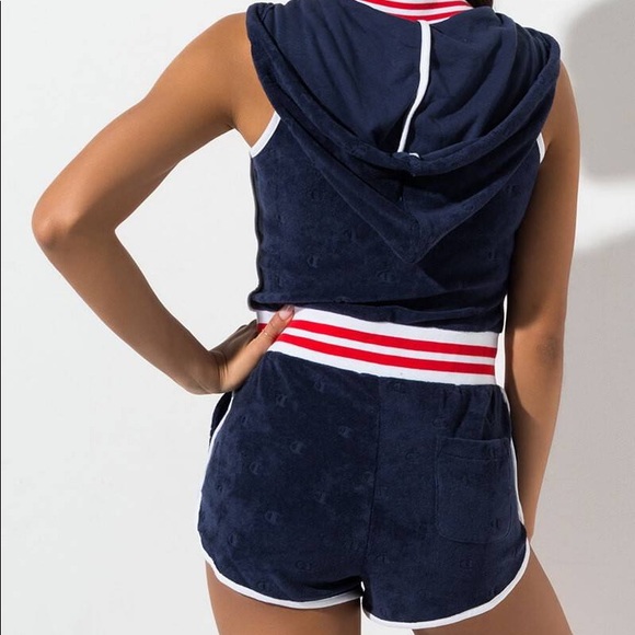 NWT Champion Terry Romper (XS) - Picture 4 of 5